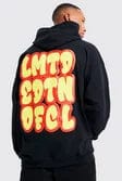 OVERSIZED LMTD OFCL PRINT HOODIE
