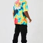 OVERSIZED TIE DYE MOTORSPORT T-SHIRT